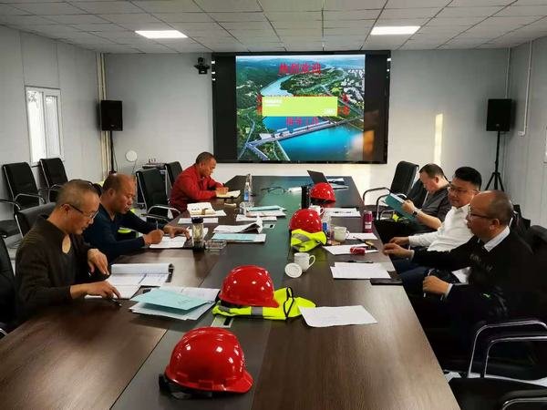 唐驚濤一行到虎渡溪航電工程項目調研 