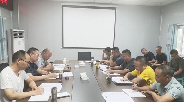 公司董事長代勇一行到自貢小井溝水利工程檢查指導(dǎo)工作