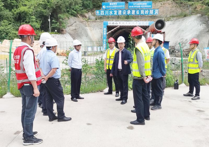 向仕春到亭子口灌區一期工程I標開展防洪度汛暨節前安全檢查