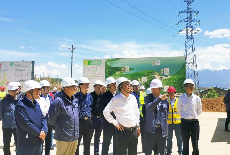 省水利廳黨組書記、廳長郭亨孝一行蒞臨龍塘水庫檢查指導工作