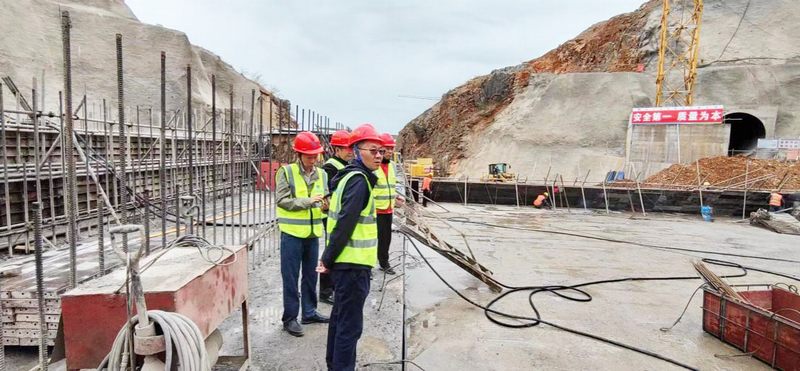汪輝德一行赴龍塘項目調研指導工作